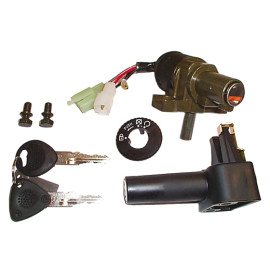 Kit serrature completo per MBK EW Stunt 50 (00-03) - YAMAHA BW´S Original 50 (97-02), BW´S R 50 (01), CW BW´S Original Euro2 50 (02), CW SP BW´S Original Euro2 50 (02), EW Slider 50 (00-02)