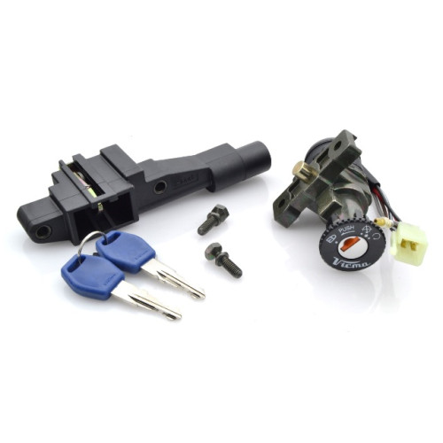 Kit serrature completo per MBK Equalis 50 (95-96) - YAMAHA Axis 50 (95-96), Jog 50 (-02), Jog R 50 (-02), Jog 90 (-02)