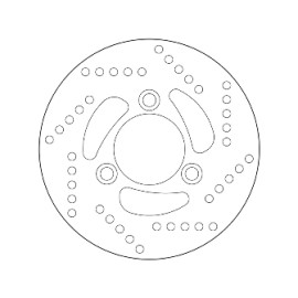 Disco Freno Anteriore Brembo Serie Oro Fissi - Misura 180x58mm.