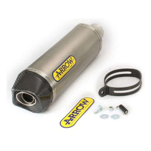Terminale RACE-TECH in titanio con fondello Carby Omologato per YAMAHA T-MAX 530 (2012-2016)