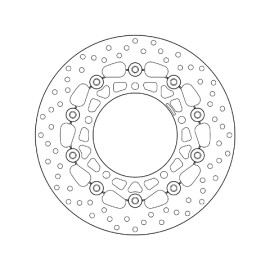 Disco Freno Brembo Serie Oro Anteriore Flottante per Suzuki 650 GLADIUS (2009-2014) - 650 SV ABS (2003-2010) - 650 SV S ABS (2007-2009) - misura 290x121,5mm