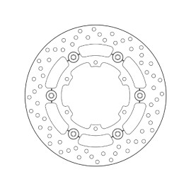 Disco Freno Brembo Serie Oro Posteriore Flottante KTM 1050 / 1090 / 1190 Adventure - 1290 Super Adventure - Misure 267x110 mm