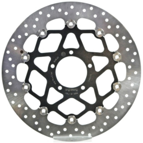 Disco Freno Anteriore Brembo Serie Oro Flottanti per Ducati Scrambler 400 - Scrambler Sixty2 - Misure 320x72mm