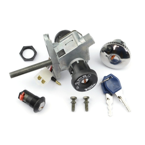 Kit completo serrature 1° equipaggiamento per YAMAHA YP Majesty 125 (01-09), YP Majesty 150 (01-02), YP Majesty 180 (03-06)