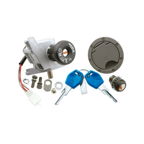 Kit serrature completo per MBK YQ L NITRO JAGUAR 50 (03-), YQ NITRO 50 (03-) - YAMAHA YQ Aerox 50 (03-11)