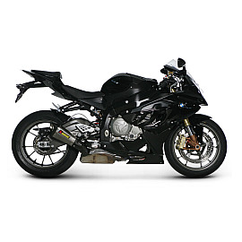 Terminale di scarico Akrapovic SPLIT-ON Esagonale Titanio Corto Omologato BMW   S 1000 R (2014-2015)