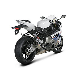 Terminale di scarico Akrapovic SPLIT-ON Esagonale Titanio Corto Omologato BMW   S 1000 R (2014-2015)