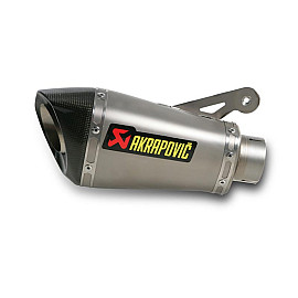 Terminale di scarico Akrapovic SPLIT-ON Esagonale Titanio Corto Omologato BMW   S 1000 R (2014-2015)