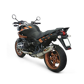 Terminale di scarico Akrapovic SPLIT-ON Ovale Titanio Omologato BMW R 850 R (00/04) - R 1150 R (00/06) - R 1150 R ROCKSTER (02/05)