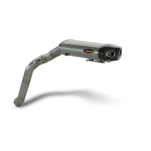 Terminale di scarico Akrapovic SPLIT-ON Esagonale Titanio Omologato BMW R 1200 S (2006/2010) fino esaurimento scorte