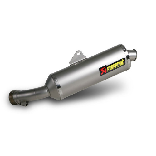 Terminale di scarico Akrapovic SPLIT-ON Ovale Titanio Omologato con DB-Killer BMW R 1200 R (2011/2014)