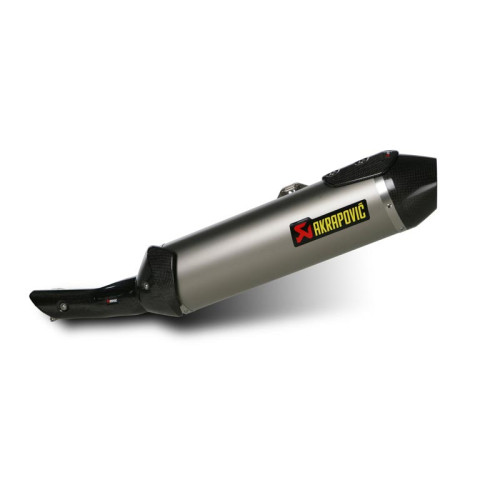 Terminale di scarico Akrapovic SPLIT-ON Esagonale full Titanio con DB-Killer Omologato BMW G 650 X (2007/2009)