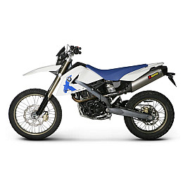 Terminale di scarico Akrapovic SPLIT-ON Esagonale full Titanio con DB-Killer Omologato BMW G 650 X (2007/2009)