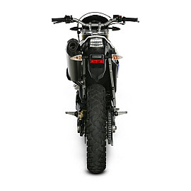 Terminale di scarico Akrapovic SPLIT-ON Esagonale full Titanio con DB-Killer Omologato BMW G 650 X (2007/2009)