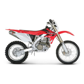 Scarico Completo Akrapovic EVOLUTION con Terminale Ovale full Titanio e DB-Killer NON Omologato HONDA CRF 450 X (2005/2009)