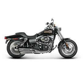 Coppia Terminali di Scarico Akrapovic SPLIT-ON S-HDDYSO1-HC Omologati Cromati per HARLEY DAVIDSON DYNA