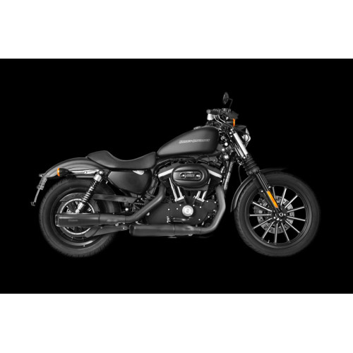 Coppia Terminali di Scarico Akrapovic Linea Slip on (NERO) Omologati per HARLEY DAVIDSON SPORTSTER