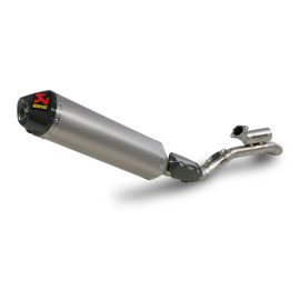 Scarico Completo Akrapovic EVOLUTION con Terminale Esagonale full Titanio e DB-Killer NON Omologato HUSQVARNA TE 450 (2011-2012>) - SMR 449 / 511  (11/13) - TC 449 (11/13) - TE 511 (11/13) - TXC 511 (12)