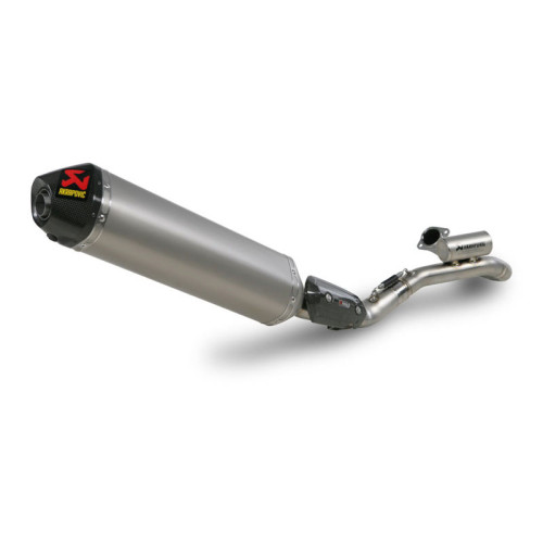 Scarico Completo Akrapovic EVOLUTION con Terminale Esagonale full Titanio e DB-Killer NON Omologato HUSQVARNA TE 450 (2011-2012>) - SMR 449 / 511  (11/13) - TC 449 (11/13) - TE 511 (11/13) - TXC 511 (12)