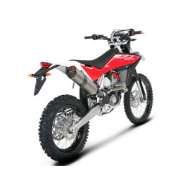 Scarico Completo Akrapovic EVOLUTION con Terminale Esagonale full Titanio e DB-Killer NON Omologato HUSQVARNA TE 450 (2011-2012>) - SMR 449 / 511  (11/13) - TC 449 (11/13) - TE 511 (11/13) - TXC 511 (12)