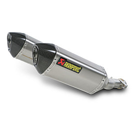 Coppia terminali di scarico Akrapovic SPLIT-ON Esagonali in full Titanio DB-Killer Omologati KAWASAKI Z 1000 / Z 1000 ABS / Z 1000 SX (2010/2013)