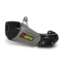 Terminale di scarico Akrapovic SPLIT-ON Esagonale in Titanio Omologato e DB-Killer KAWASAKI ZX-10 R 1000 NINJA (2011-2012>)
