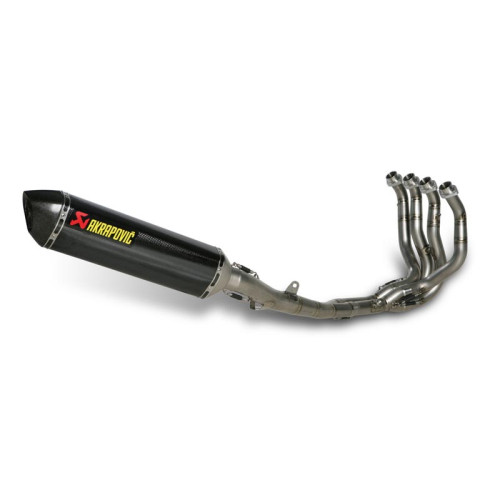 Scarico Completo Akrapovic RACING con Terminale Esagonale Titanio / Carbonio e DB-Killer NON Omologato KAWASAKI ZZR 1400 (2008/2011>)