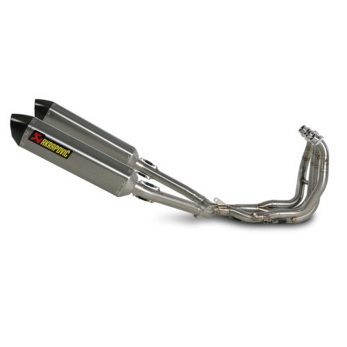 Scarico Completo Akrapovic RACING con doppio Terminale Esagonale Titanio / Carbonio e DB-Killer NON Omologato SUZUKI GSX-R 1300 HAYABUSA (2008/2012>)