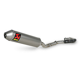 Scarico Completo Akrapovic EVOLUTION con Terminale Ovale full Titanio e DB-Killer NON Omologato SUZUKI RMX 450 Z (2010/2011)