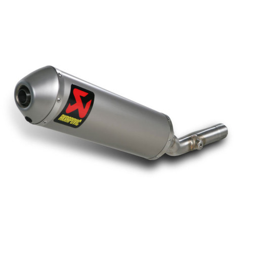 Terminale di scarico Akrapovic SPLIT-ON Ovale full Titanio con DB-Killer NON Omologato SUZUKI RM-Z 450 (2008/2013)