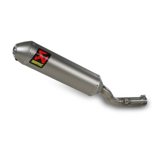 Terminale di scarico Akrapovic SPLIT-ON Ovale full Titanio con DB-Killer NON Omologato SUZUKI RMX 450 Z (2010/2011)