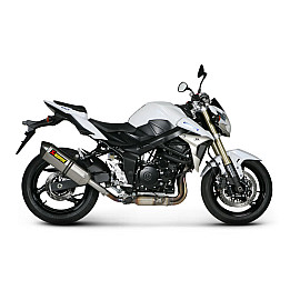 Terminale di scarico Akrapovic SPLIT-ON Esagonale Full Titanio Omologato con DB-Killer SUZUKI GSR 750 (2011-2015>) - GSX-S 750 (2015)
