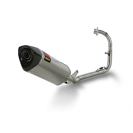 Scarico Completo Akrapovic RACING con Terminale Esagonale Titanio / Carbonio e DB-Killer NON Omologato YAMAHA YZF-R 125 (2008/2013)