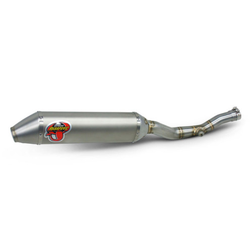 Terminale di scarico Akrapovic SPLIT-ON Esagonale full Titanio con DB-Killer NON Omologato YAMAHA WR 450 F (2007/2009)