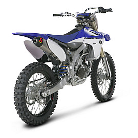 Terminale di scarico Akrapovic SPLIT-ON Esagonale full Titanio con DB-Killer NON Omologato YAMAHA YZ 450 F 115 decibel (2010/2012>)