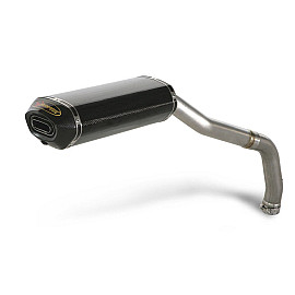 Terminale di scarico Akrapovic SPLIT-ON Esagonale Titanio / Carbonio Omologato HONDA CBR 1000 RR (06/07)