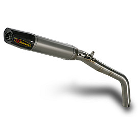 Terminale di scarico Akrapovic SPLIT-ON Esagonale full Titanio Omologato con DB-Killer HONDA CBR 600 RR (07/08)