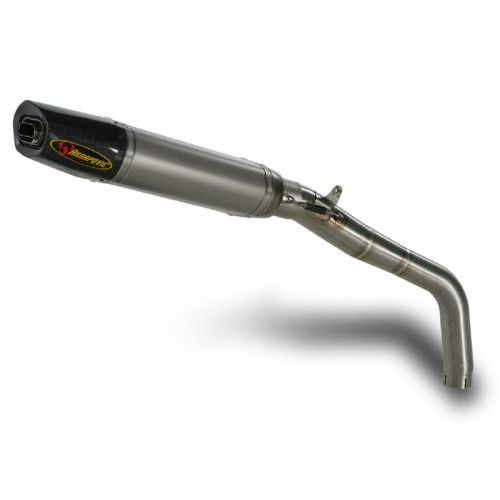 Terminale di scarico Akrapovic SPLIT-ON Esagonale full Titanio Omologato con DB-Killer HONDA CBR 600 RR (07/08)