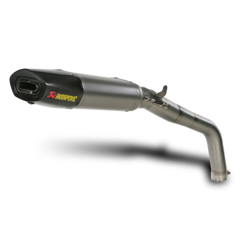 Terminale di scarico Akrapovic SPLIT-ON Esagonale full Titanio Omologato con DB-Killer HONDA CBR 600 RR (2009/2012)