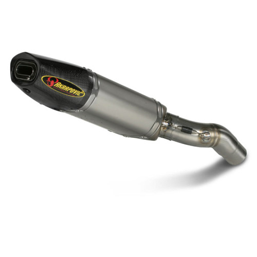 Terminale di scarico Akrapovic SPLIT-ON Esagonale Titanio Omologato KAWASAKI ZX-6 R (07/08)