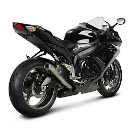 Terminale di scarico Akrapovic SPLIT-ON MEGAPHONE in Titanio NON Omologato SUZUKI GSX-R 600 / 750 (2008/2010)