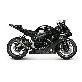 Terminale di scarico Akrapovic SPLIT-ON MEGAPHONE in Titanio NON Omologato SUZUKI GSX-R 600 / 750 (2008/2010)