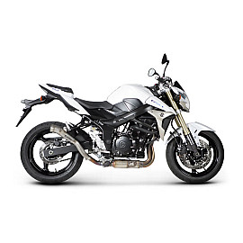 Terminale di scarico Akrapovic SPLIT-ON MEGAPHONE in Titanio con DB-Killer NON Omologato SUZUKI GSR 750 (2011>) - GSX-S 750 (2015)