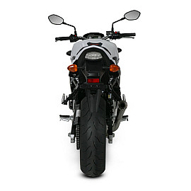 Terminale di scarico Akrapovic SPLIT-ON MEGAPHONE in Titanio con DB-Killer NON Omologato SUZUKI GSR 750 (2011>) - GSX-S 750 (2015)