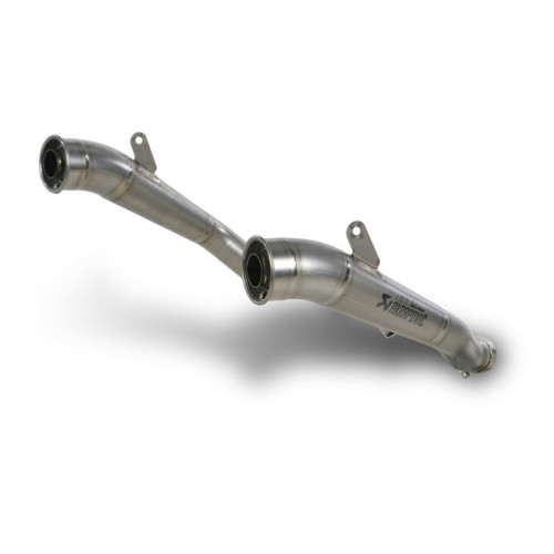 Coppia terminali di scarico Akrapovic SPLIT-ON MEGAPHONE in Titanio NON Omologati SUZUKI GSX-R 1000 (2009/2011)