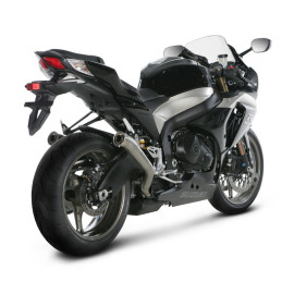 Coppia terminali di scarico Akrapovic SPLIT-ON MEGAPHONE in Titanio NON Omologati SUZUKI GSX-R 1000 (2009/2011)