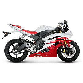 Terminale di scarico Akrapovic SPLIT-ON MEGAPHONE in Titanio NON Omologato YAMAHA YZF R6 600 (2006/2017>)