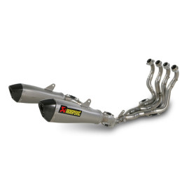 Scarico Completo Akrapovic EVOLUTION con doppio Terminale Conico full Titanio e DB-Killer NON Omologato SUZUKI GSX-R 1000 (2009/2011)