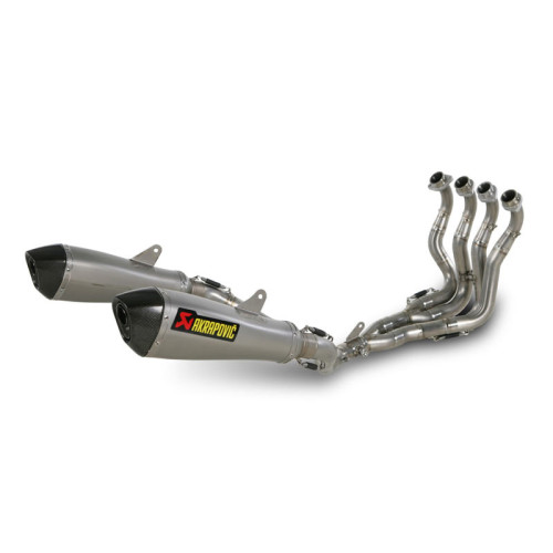 Scarico Completo Akrapovic EVOLUTION con doppio Terminale Conico full Titanio e DB-Killer NON Omologato SUZUKI GSX-R 1000 (2009/2011)