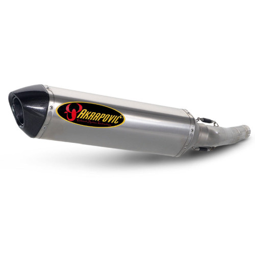 Terminale di scarico Akrapovic SPLIT-ON Esagonale Titanio / Carbonio Omologato SUZUKI GSX R 1000 (05/06)